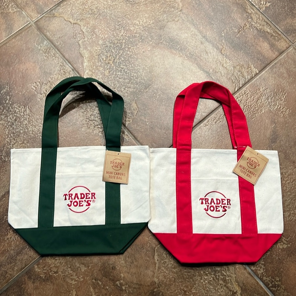 2 Trader Joe’s Mini Totes